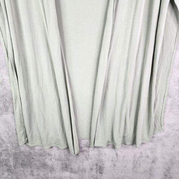 Women's Light Green LuLaRoe Sleeveless Open Front Duster Cardigan Vest Size M - Picture 3 of 13